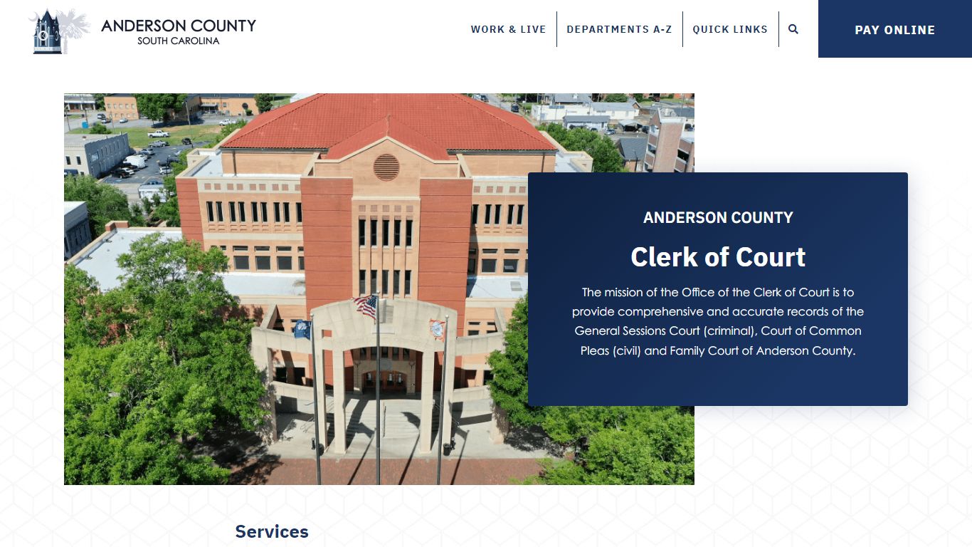 Clerk of Court - Anderson County